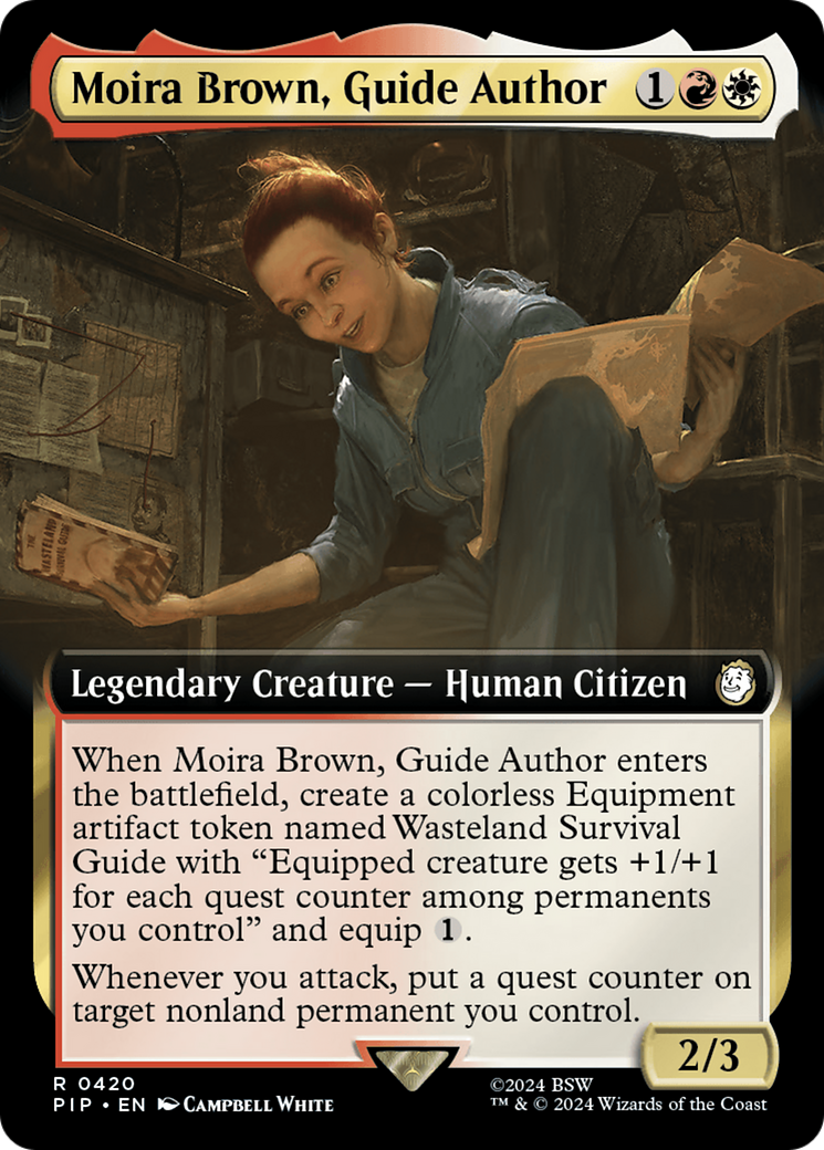 Moira Brown, Guide Author (Extended Art) [Fallout] | Chromatic Games