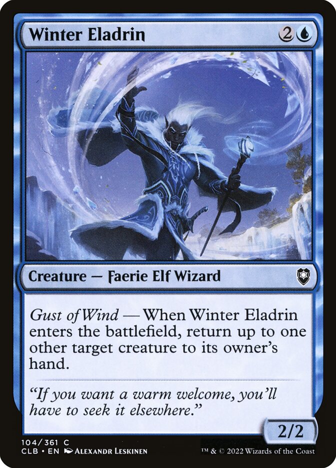 Winter Eladrin 104 (Commander Legends: Battle for Baldur's Gate)  | Chromatic Games