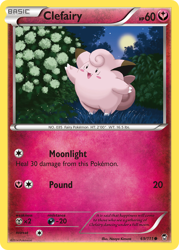 Clefairy (69/111) [XY: Furious Fists] | Chromatic Games