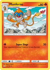 Monferno (22/156) [Sun & Moon: Ultra Prism] | Chromatic Games