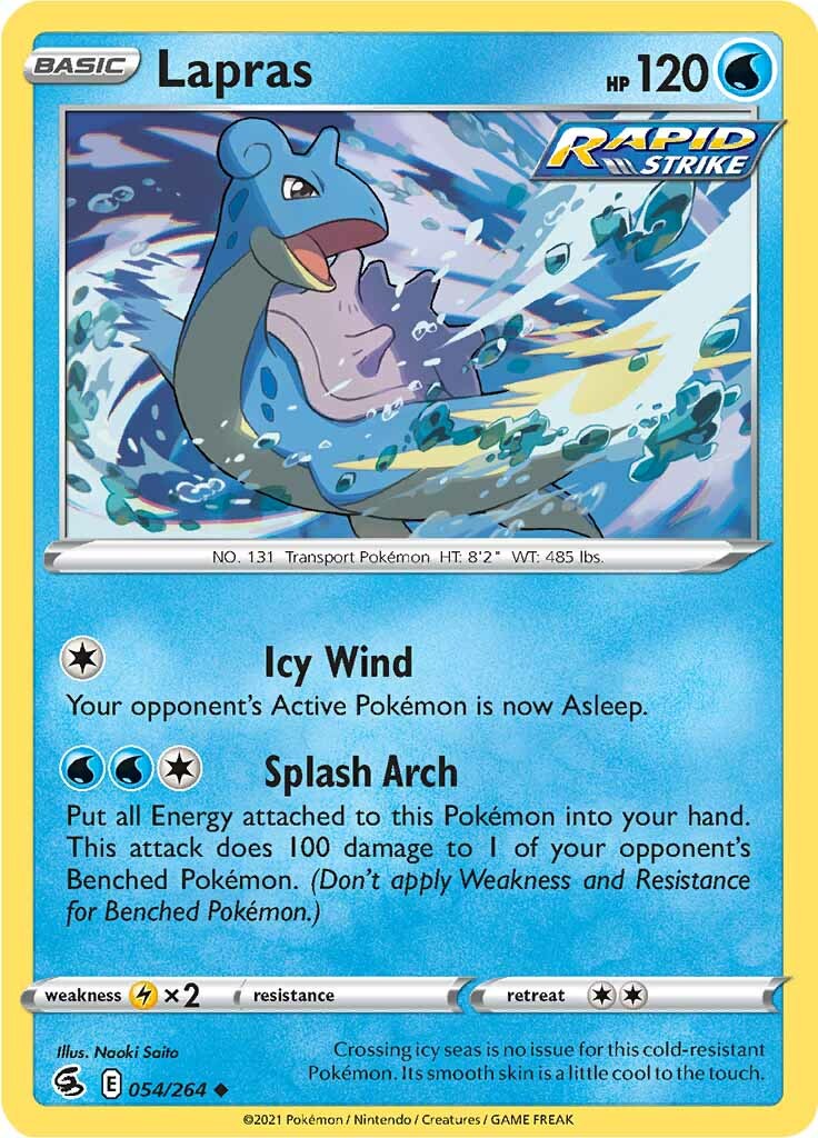 Lapras (054/264) [Sword & Shield: Fusion Strike] | Chromatic Games