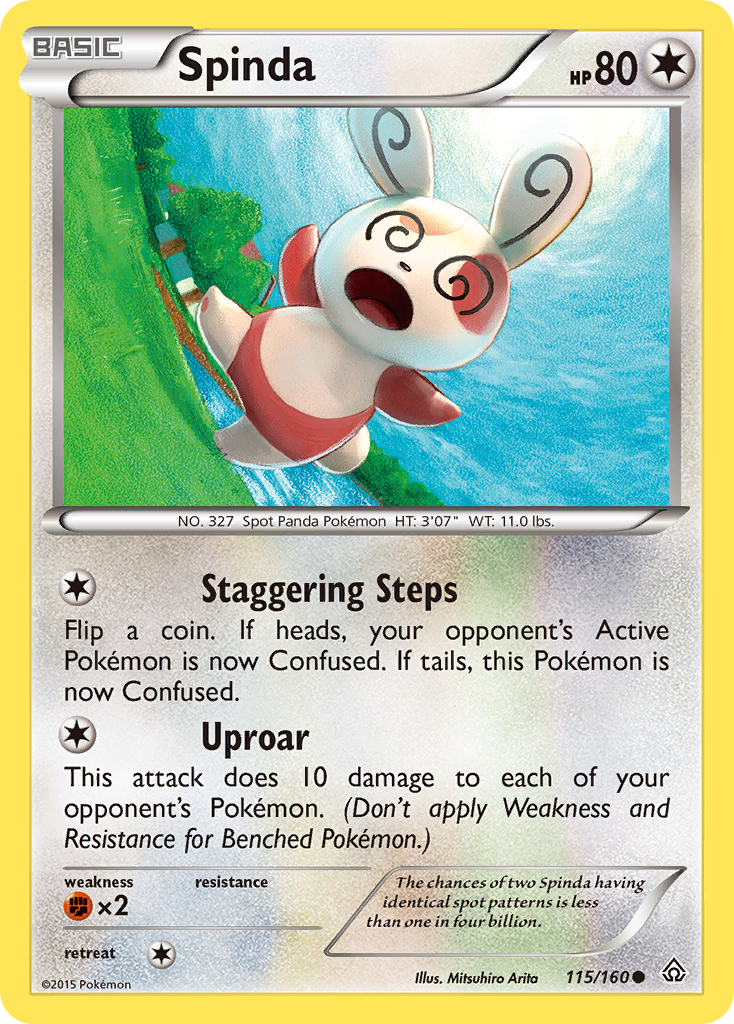 Spinda (115/160) [XY: Primal Clash] | Chromatic Games