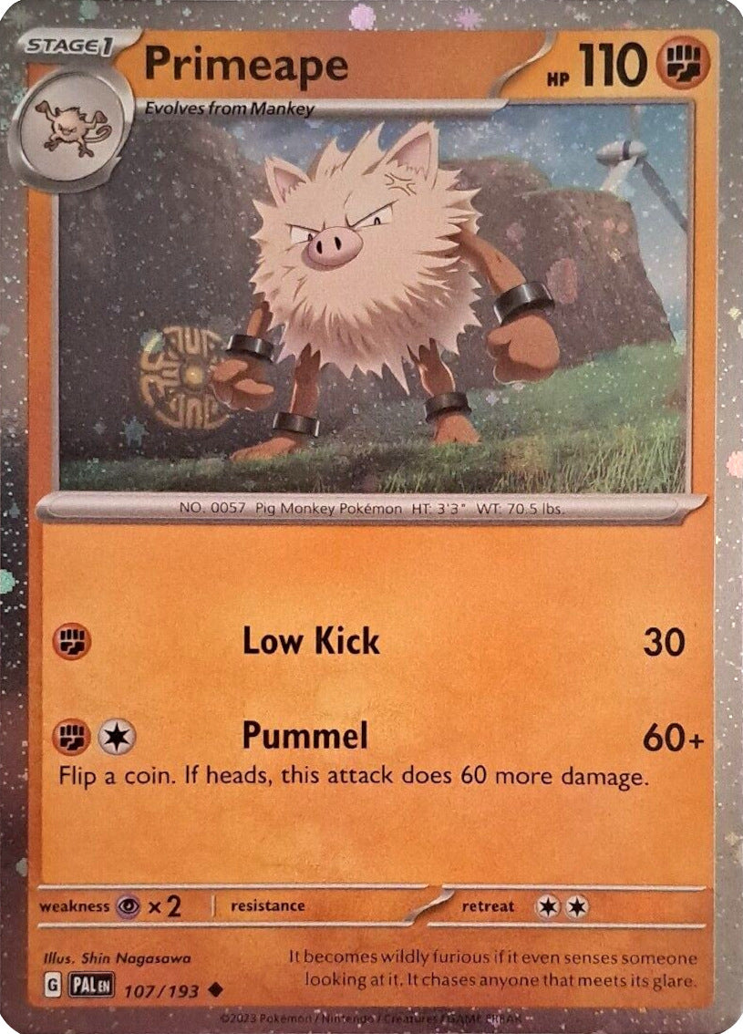 Primeape (107/193) (Cosmos Holo) [Scarlet & Violet: Paldea Evolved] | Chromatic Games