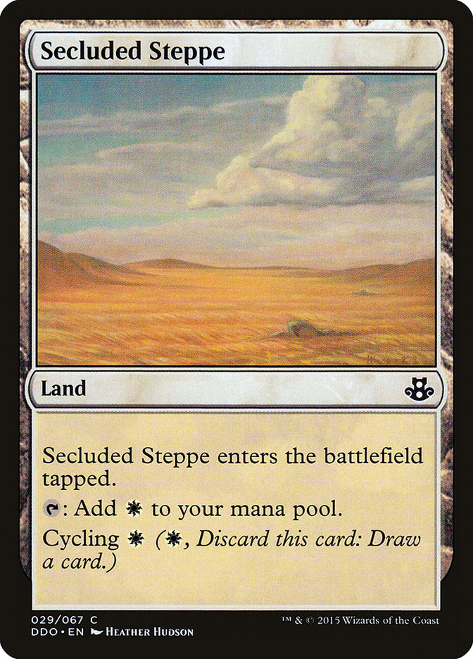 Secluded Steppe [Duel Decks: Elspeth vs. Kiora] | Chromatic Games