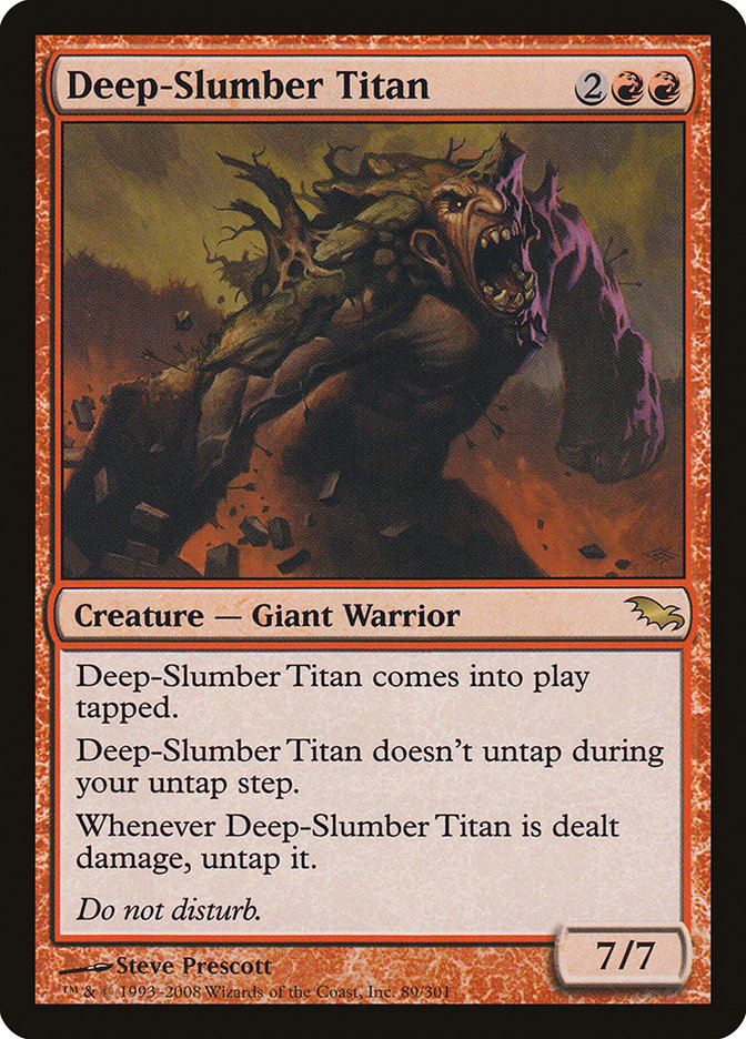 Deep-Slumber Titan 89/301 (Shadowmoor)  | Chromatic Games