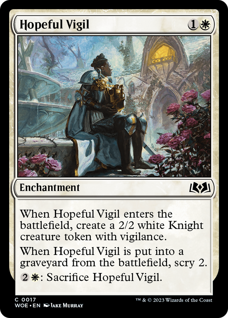 Hopeful Vigil [Wilds of Eldraine] | Chromatic Games