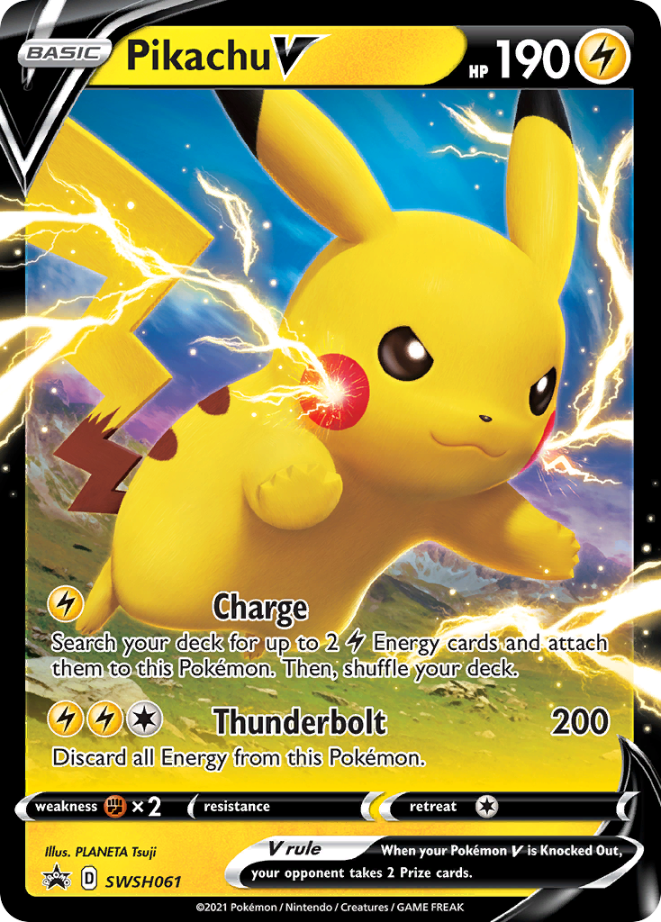 Pikachu V (SWSH061) [Sword & Shield: Black Star Promos] | Chromatic Games