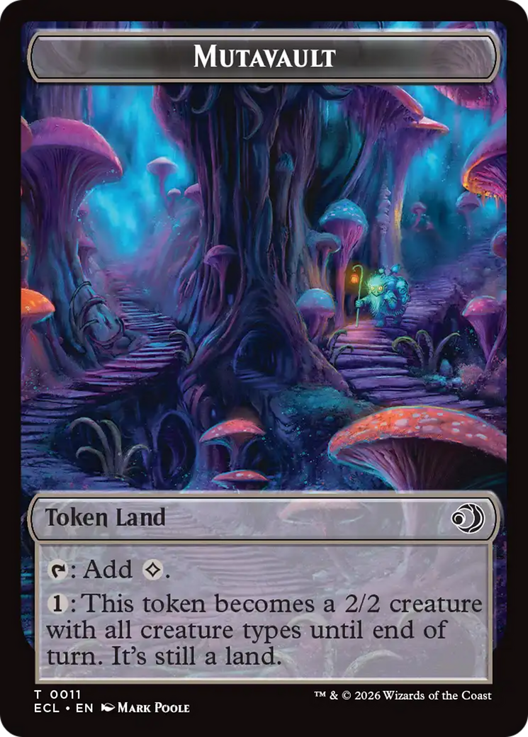 Elk // Mutavault Double-Sided Token [Lorwyn Eclipsed Tokens] | Chromatic Games