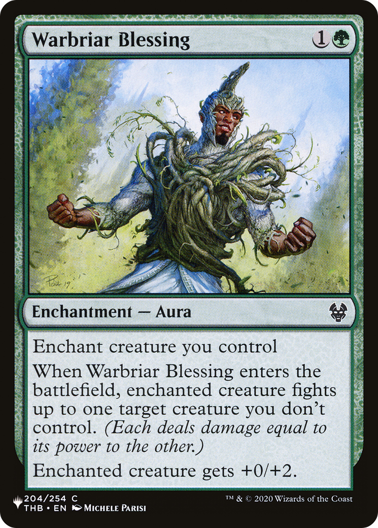 Warbriar Blessing [The List Reprints] | Chromatic Games