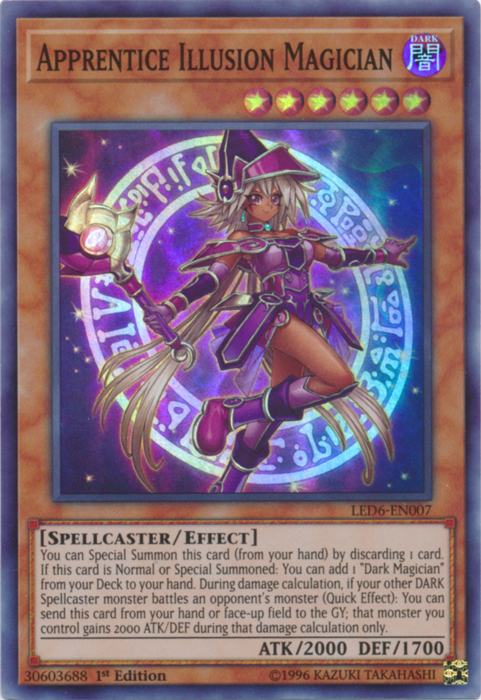 Apprentice Illusion Magician [LED6-EN007] Super Rare | Chromatic Games