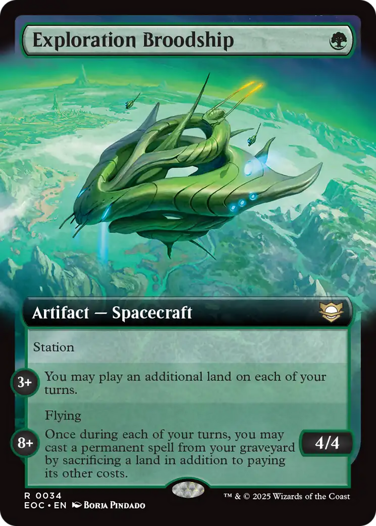 Exploration Broodship (Extended Art) [Edge of Eternities Commander] | Chromatic Games