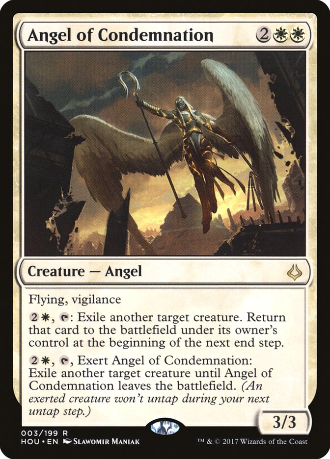 Angel of Condemnation 3/199 (Hour of Devastation)  | Chromatic Games