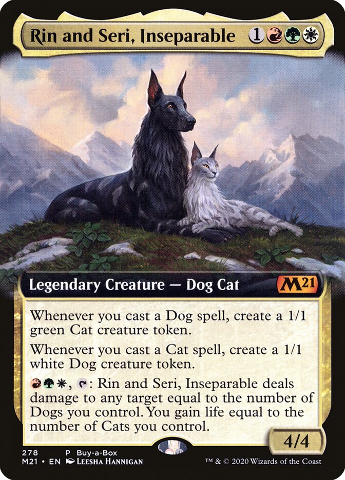Rin and Seri Inseparable 278 (Buy-A-Box Promos)  - Foil | Chromatic Games