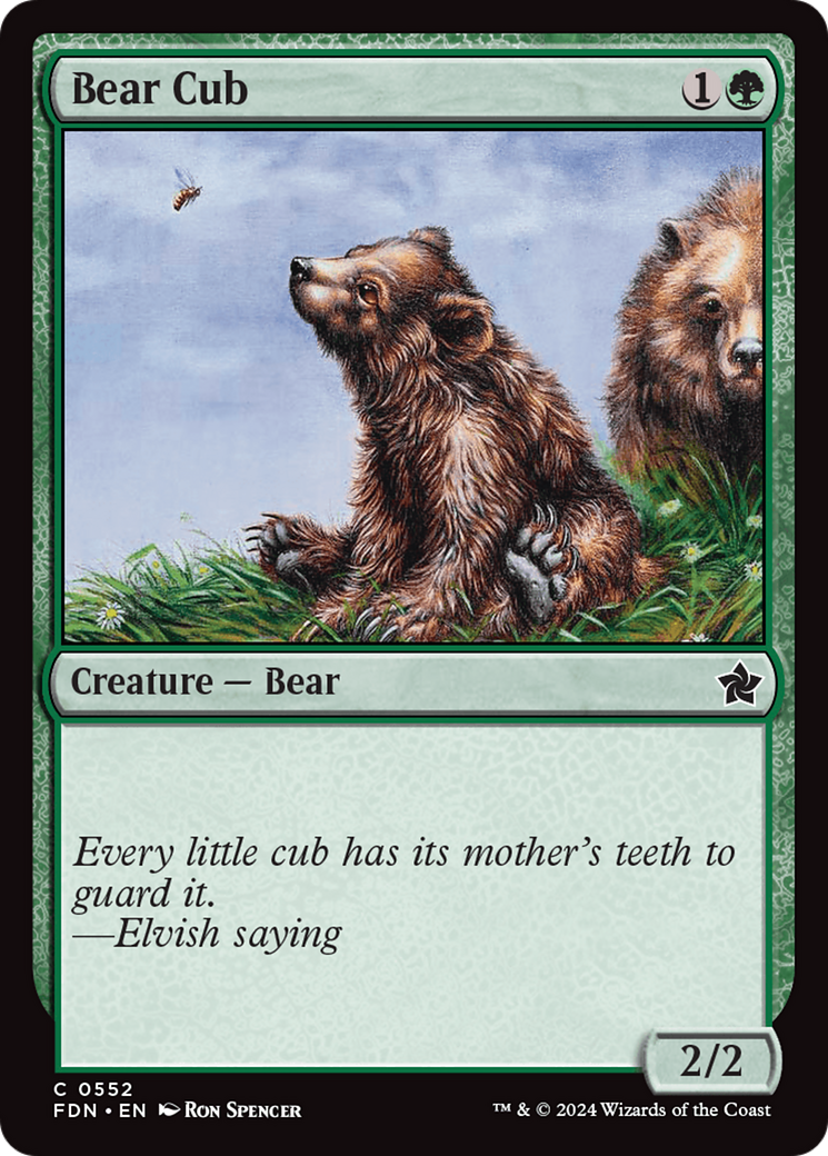 Bear Cub [Foundations] | Chromatic Games