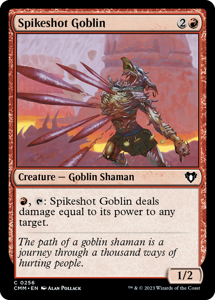 Spikeshot Goblin [Commander Masters] | Chromatic Games