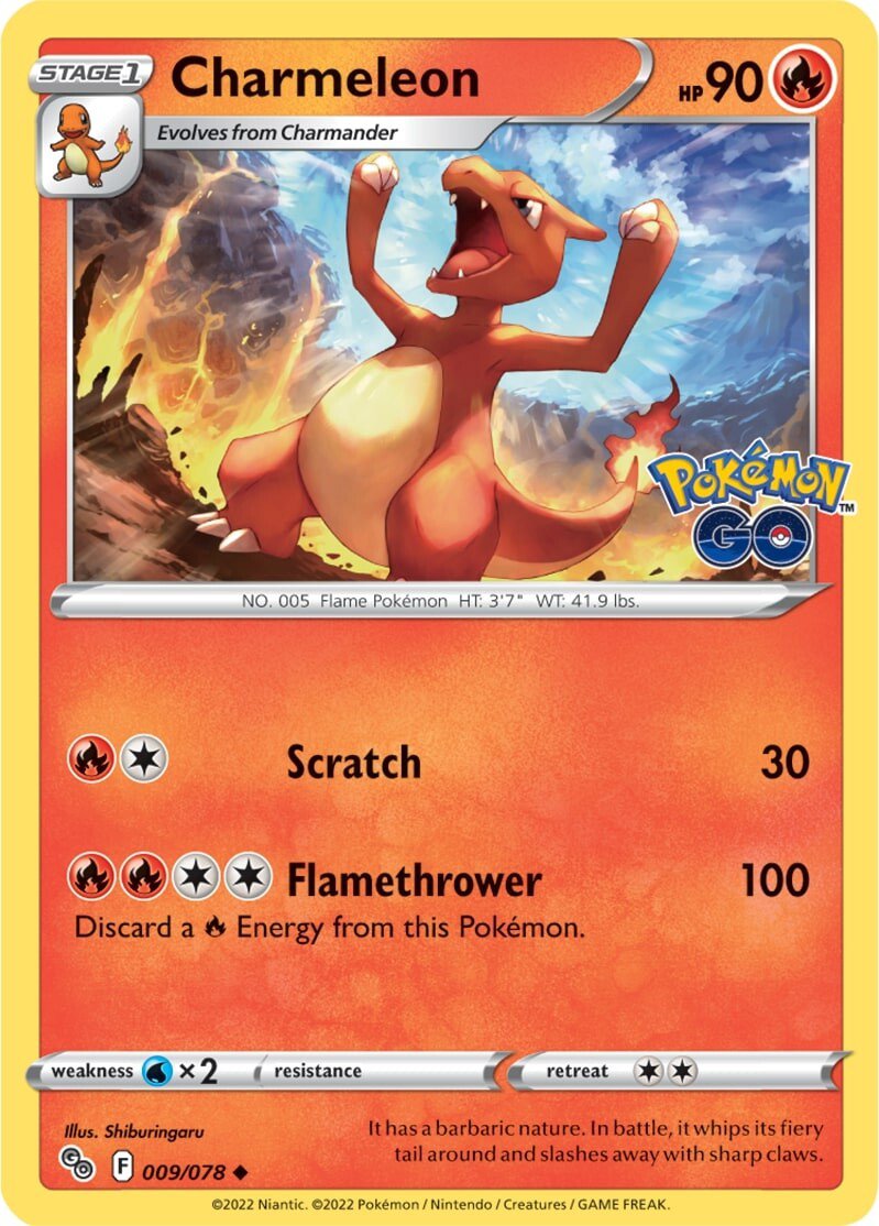 Charmeleon (009/078) [Pokémon GO] | Chromatic Games