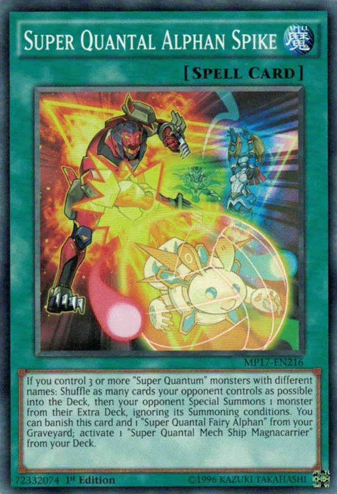 Super Quantal Alphan Spike [MP17-EN216] Common | Chromatic Games
