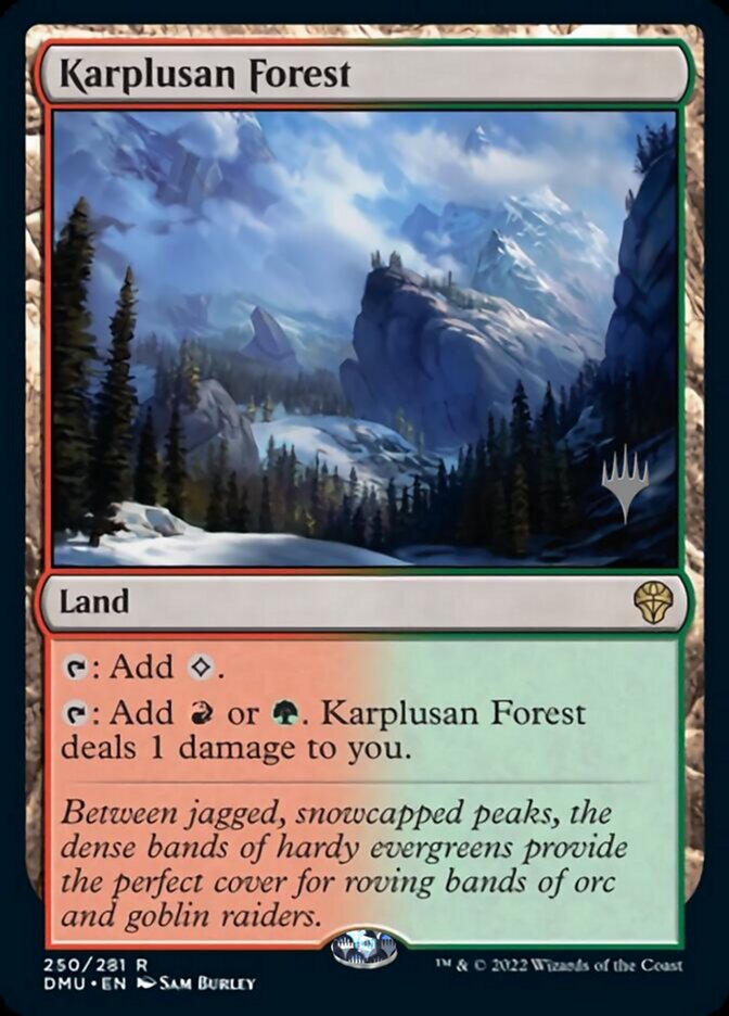 Karplusan Forest (Promo Pack) [Dominaria United Promos] | Chromatic Games