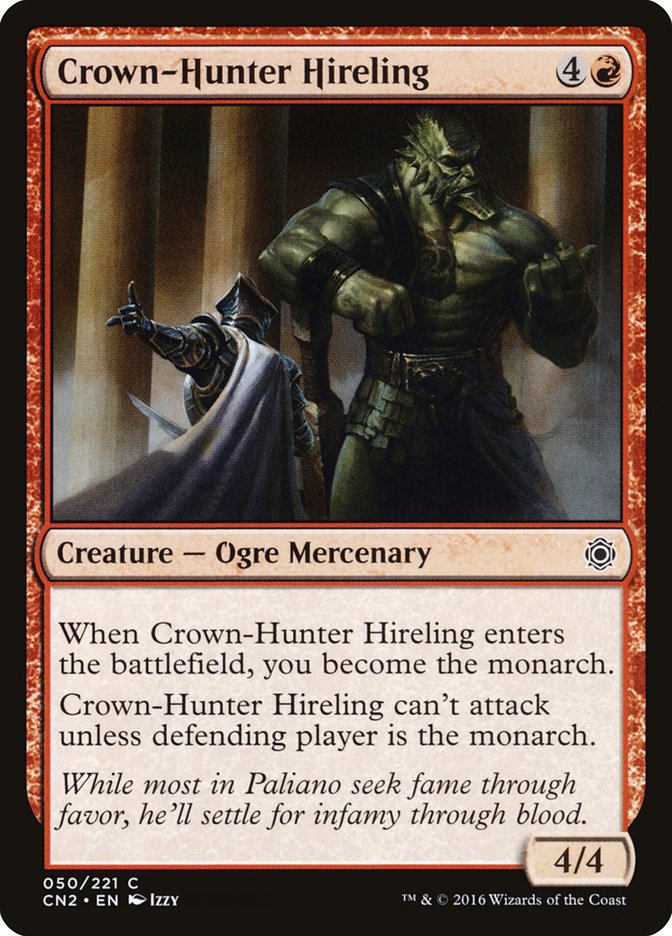 Crown-Hunter Hireling 50/221 (Conspiracy: Take the Crown)  | Chromatic Games