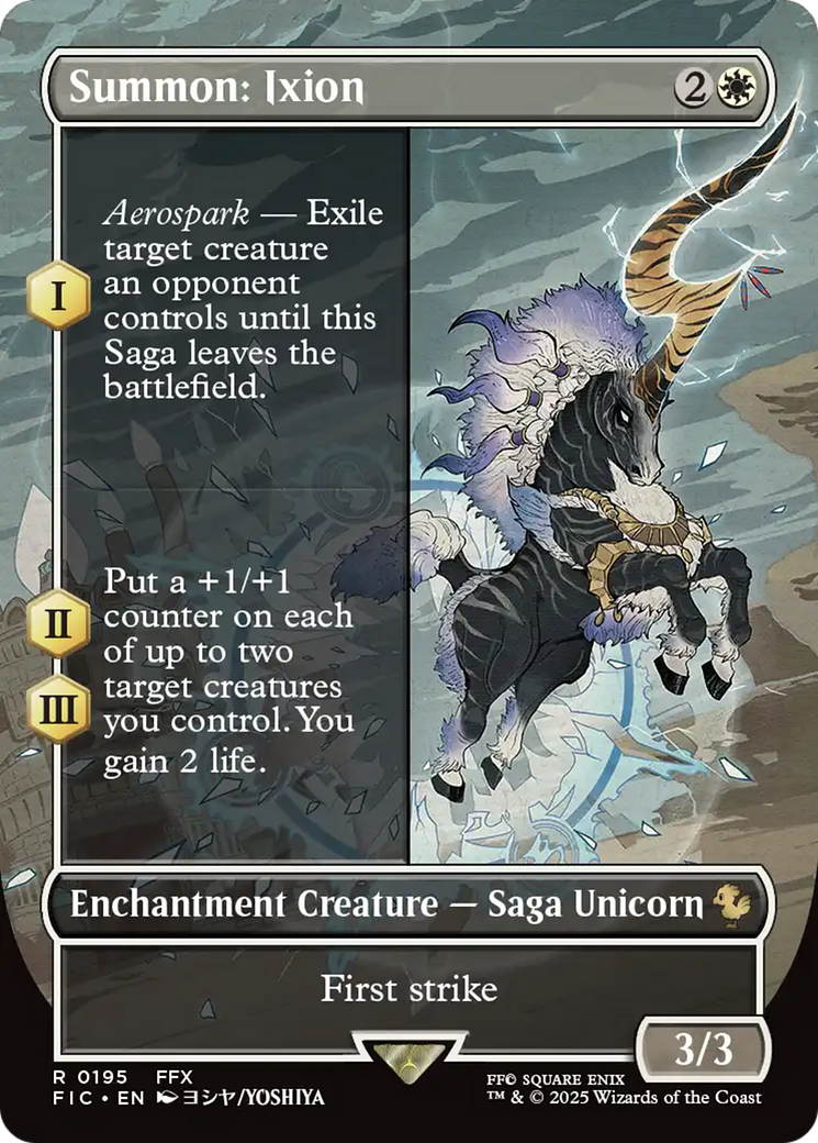 Summon: Ixion (Borderless) [FINAL FANTASY Commander] | Chromatic Games