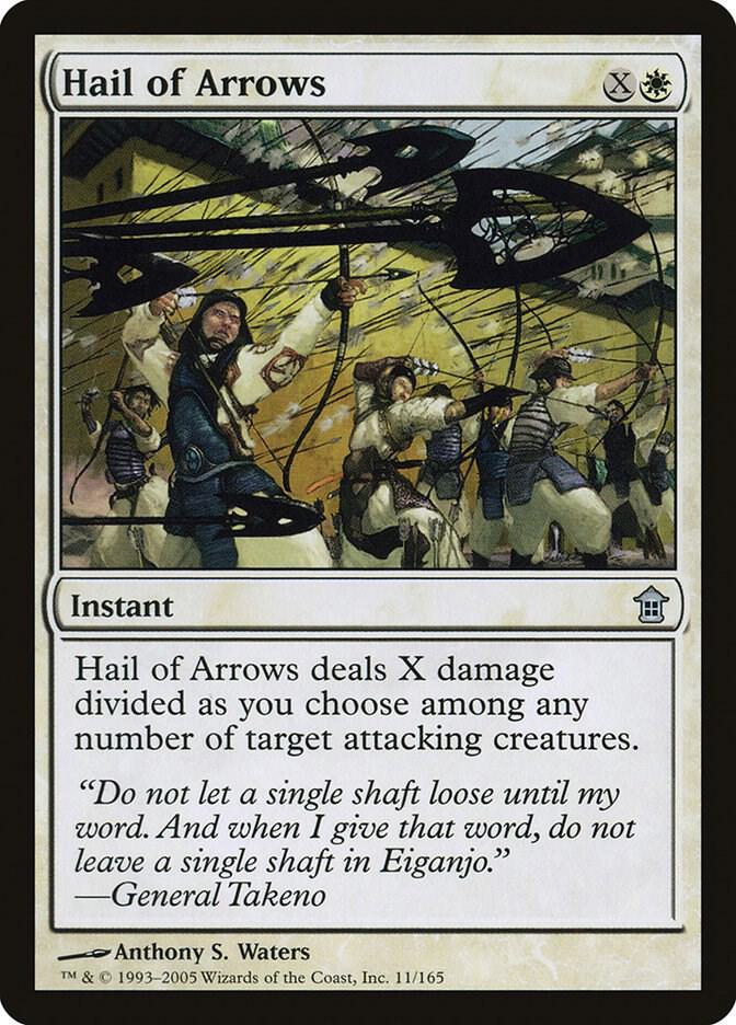 Hail of Arrows 11/165 (Saviors of Kamigawa)  - Foil | Chromatic Games