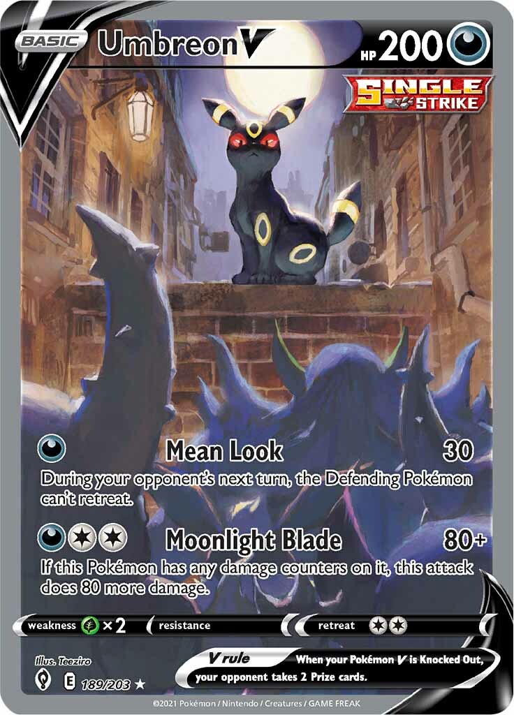 Umbreon V (189/203) [Sword & Shield: Evolving Skies] | Chromatic Games