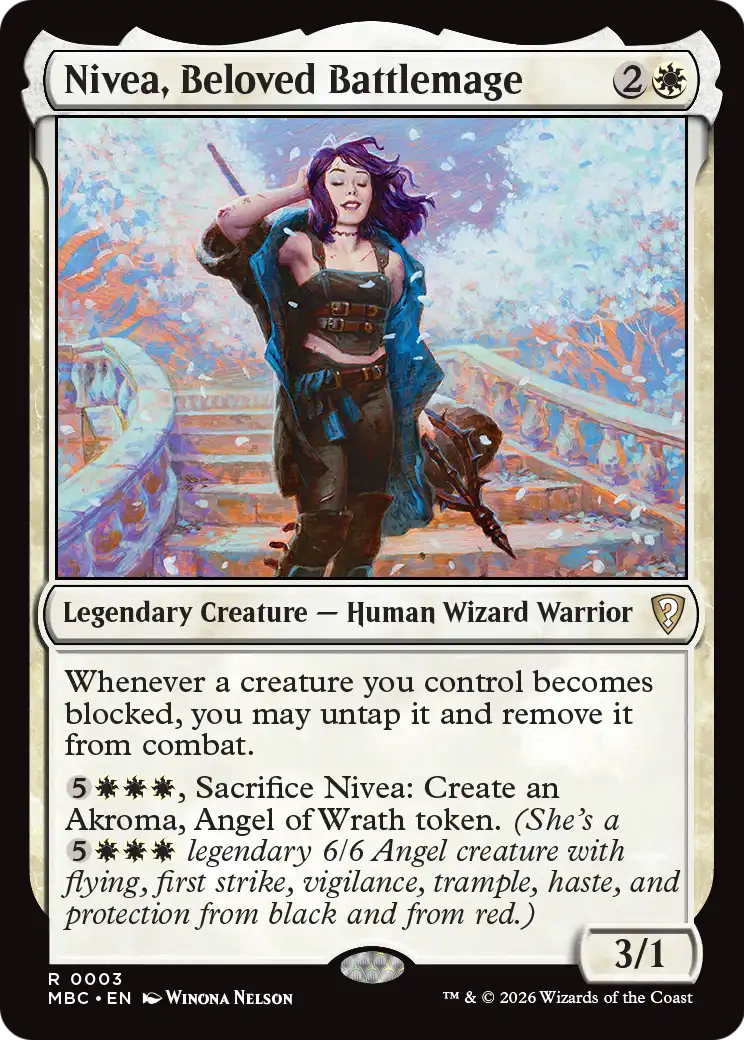 Nivea, Beloved Battlemage [Mystery Booster: Commander Edition] | Chromatic Games