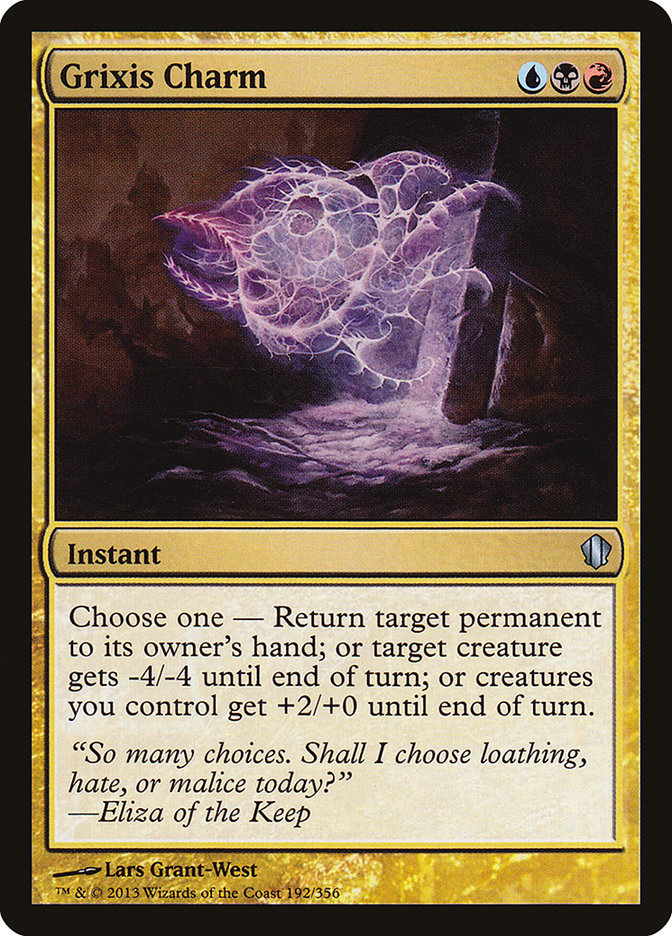 Grixis Charm 192/356 (Commander 2013)  | Chromatic Games
