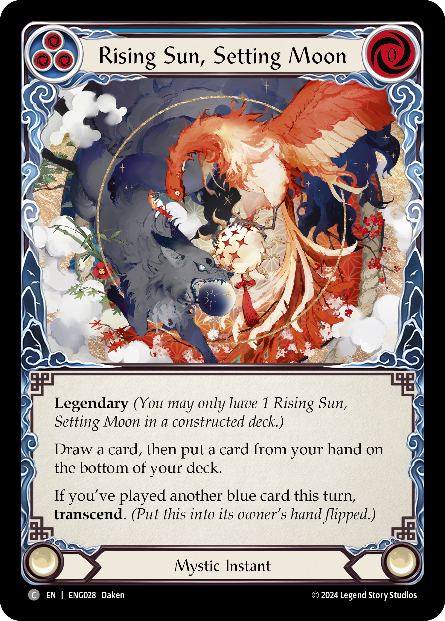 Rising Sun, Setting Moon [ENG028] (Part the Mistveil Enigma Blitz Deck) | Chromatic Games