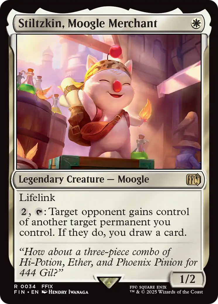 Stiltzkin, Moogle Merchant [FINAL FANTASY] | Chromatic Games