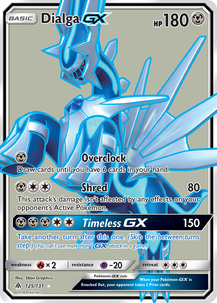 Dialga GX (125/131) [Sun & Moon: Forbidden Light] | Chromatic Games