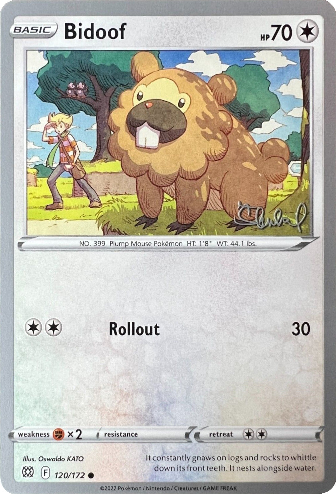 Bidoof (120/172) (ADP - Ondrej Skubal) [World Championships 2022] | Chromatic Games