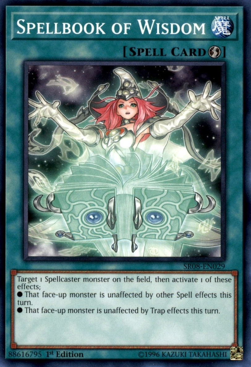 Spellbook of Wisdom [SR08-EN029] Common | Chromatic Games