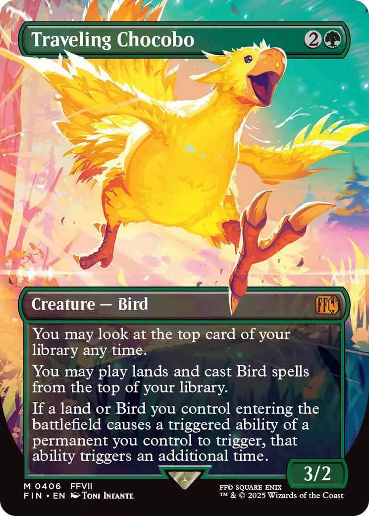 Traveling Chocobo (Borderless) [FINAL FANTASY] | Chromatic Games