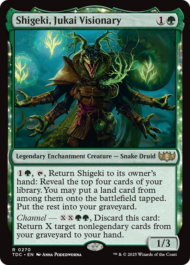 Shigeki, Jukai Visionary [Tarkir: Dragonstorm Commander] | Chromatic Games
