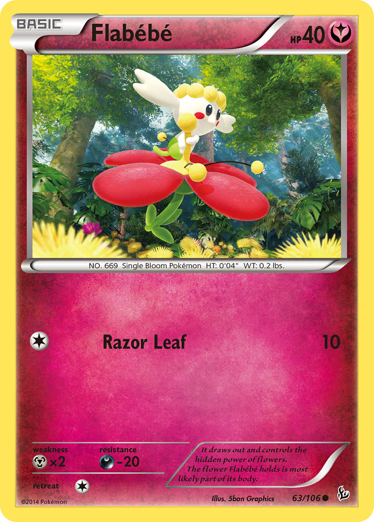 Flabebe (63/106) [XY: Flashfire] | Chromatic Games