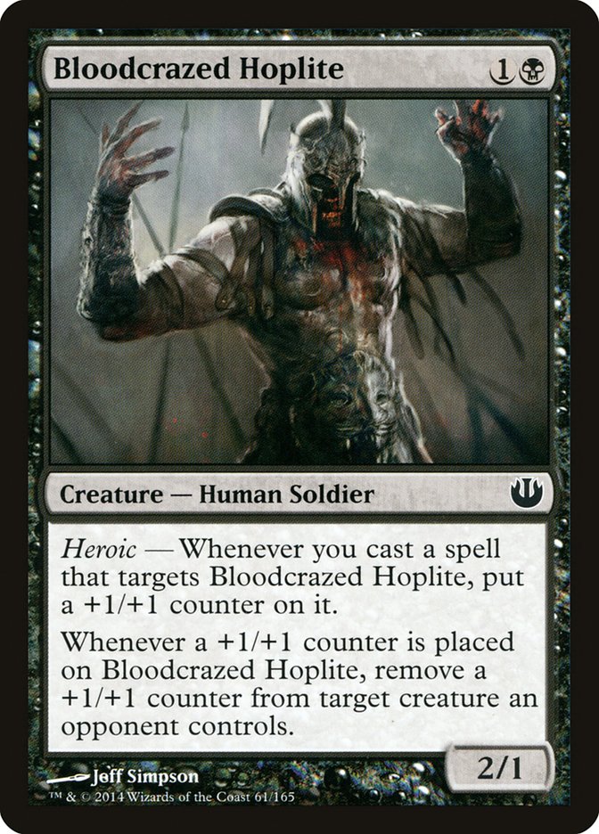 Bloodcrazed Hoplite 61/165 (Journey Into Nyx)  | Chromatic Games