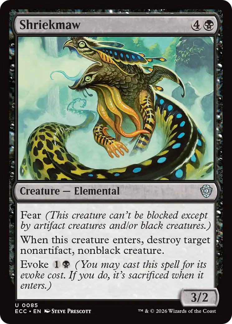 Shriekmaw [Lorwyn Eclipsed Commander] | Chromatic Games