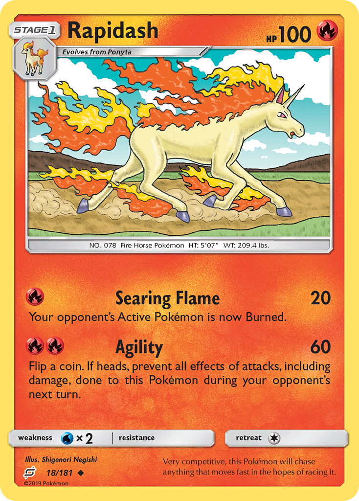 Rapidash (18/181) [Sun & Moon: Team Up] | Chromatic Games