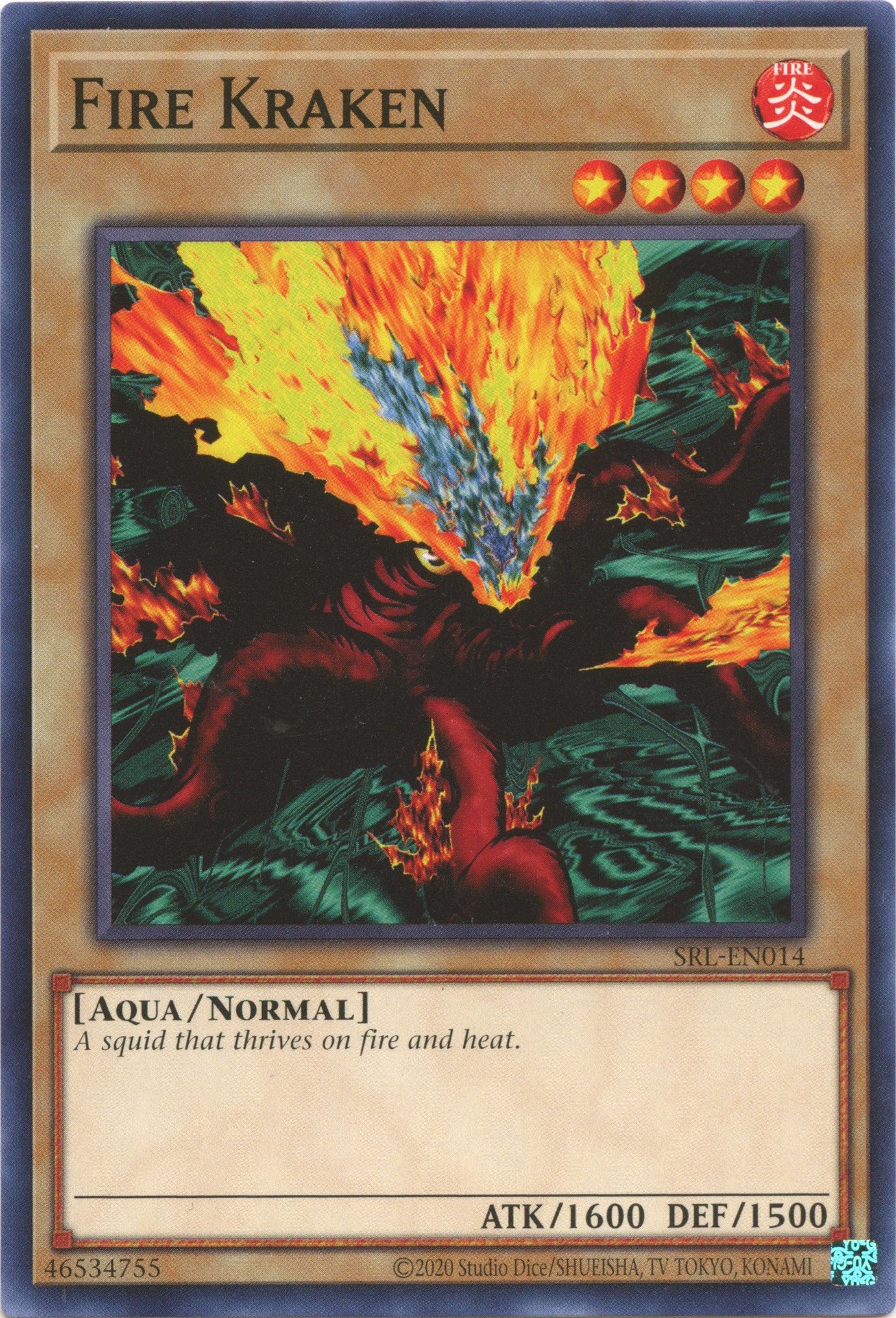 Fire Kraken (25th Anniversary) [SRL-EN014] Common | Chromatic Games
