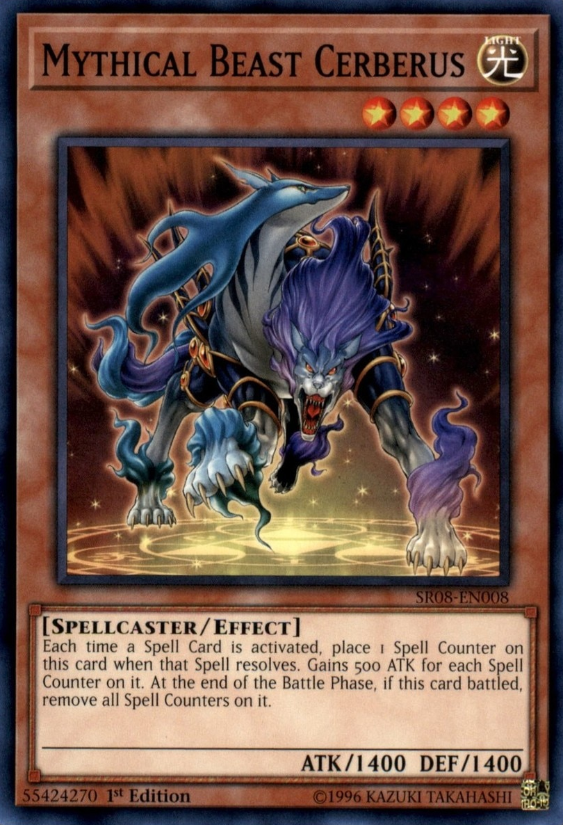Mythical Beast Cerberus [SR08-EN008] Common | Chromatic Games