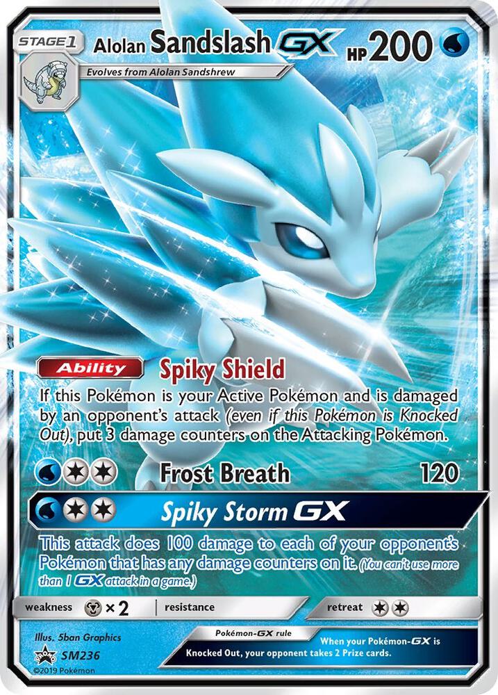 Alolan Sandslash GX SM236 (SM Promos)  - Holofoil | Chromatic Games