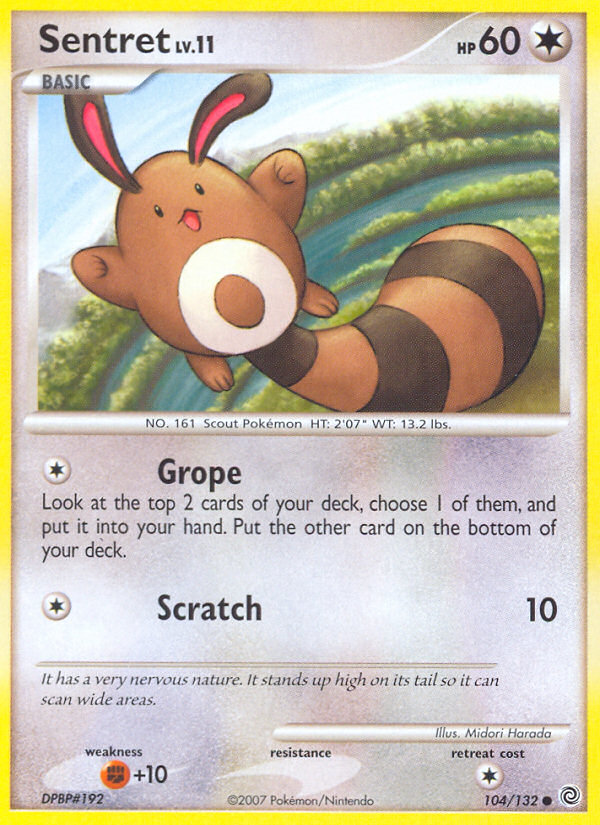 Sentret (104/132) [Diamond & Pearl: Secret Wonders] | Chromatic Games