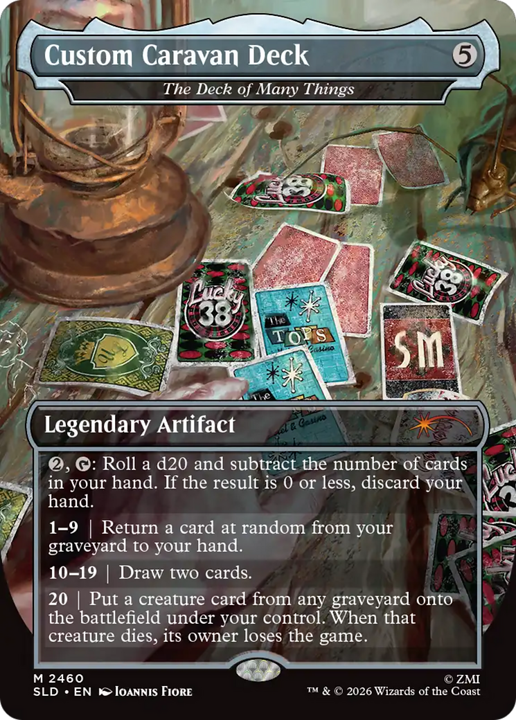 Custom Caravan Deck - The Deck of Many Things [Secret Lair Drop Series] | Chromatic Games
