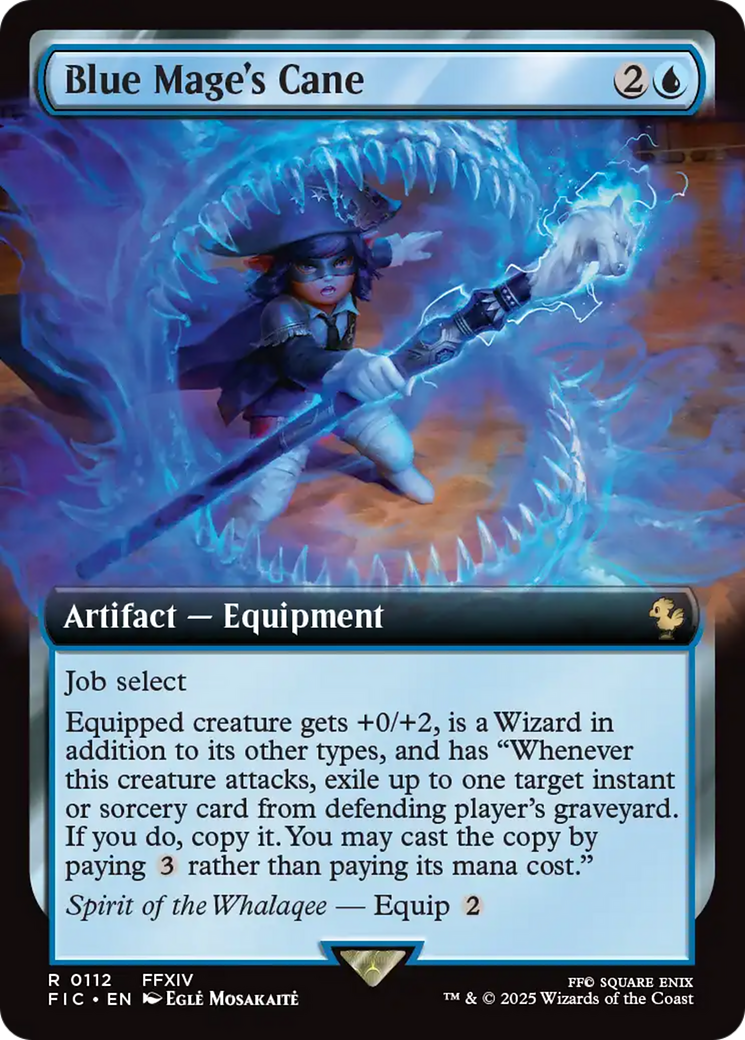 Blue Mage's Cane (Extended Art) [FINAL FANTASY Commander] | Chromatic Games