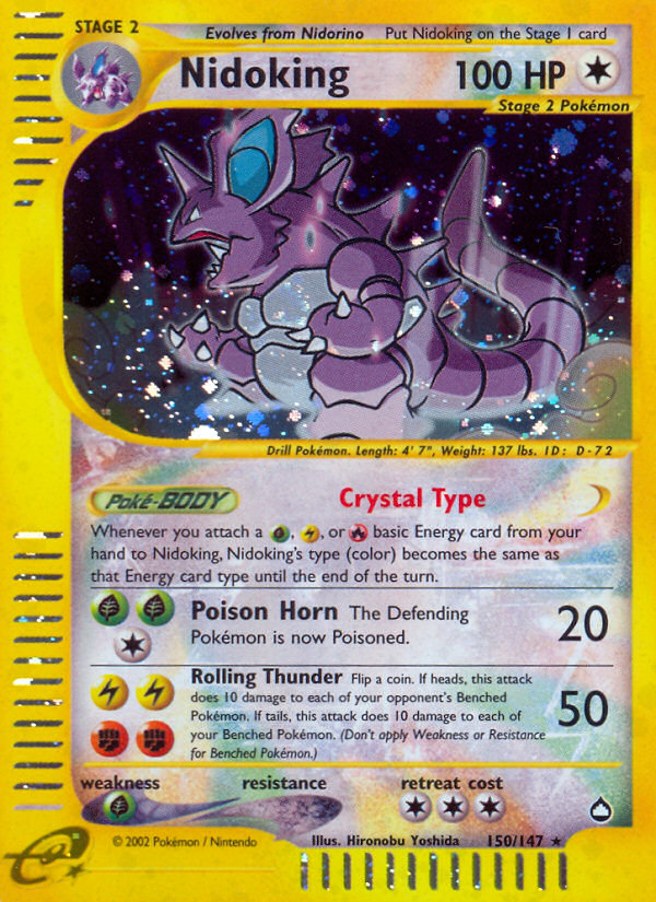 Nidoking (150/147) [Aquapolis] | Chromatic Games