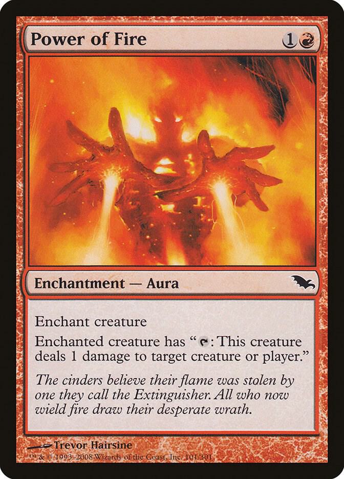 Power of Fire 101/301 (Shadowmoor)  | Chromatic Games