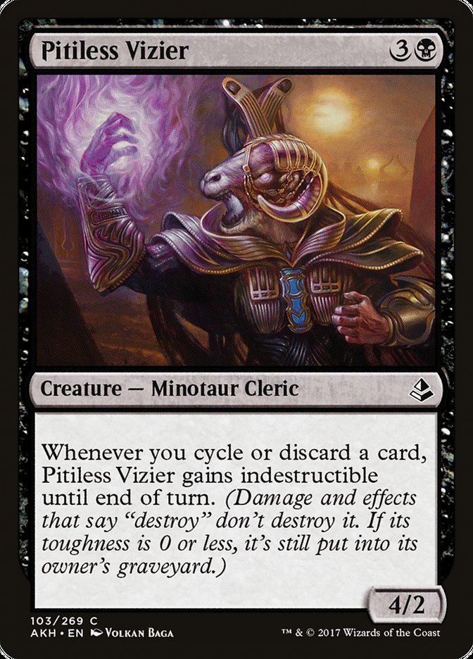 Pitiless Vizier 103/269 (Amonkhet)  | Chromatic Games