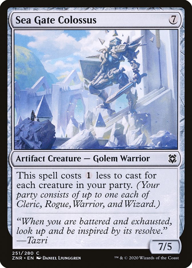 Sea Gate Colossus 251/280 (Zendikar Rising)  - Foil | Chromatic Games