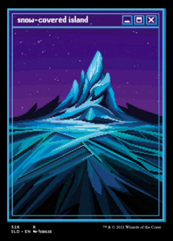 Snow-Covered Island (Foil Etched) [Secret Lair Drop Series] | Chromatic Games